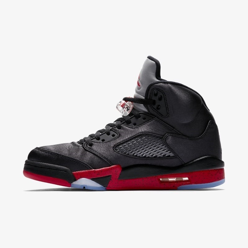 Jordan retro 5 sales satin red